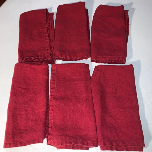 Unbranded Red Table Linens One Size - Picture 2 of 5